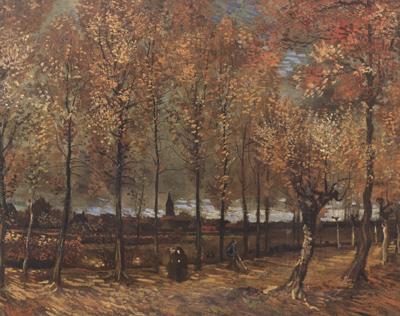 Vincent Van Gogh Lane with Poplars (nn04) oil painting image